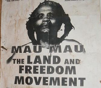 Poster of the Mau Mau freedom movement